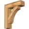 Ekena Millwork Imperial Block Rough Sawn Bracket w/ Offset Brace, Western Red Cedar, 8"W x 28"D x 32"H BKT0806X28X32IMP05RWR - alternate 1